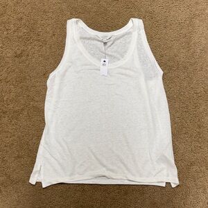 Banana Republic Factory linen blend tank. Large. NWT!